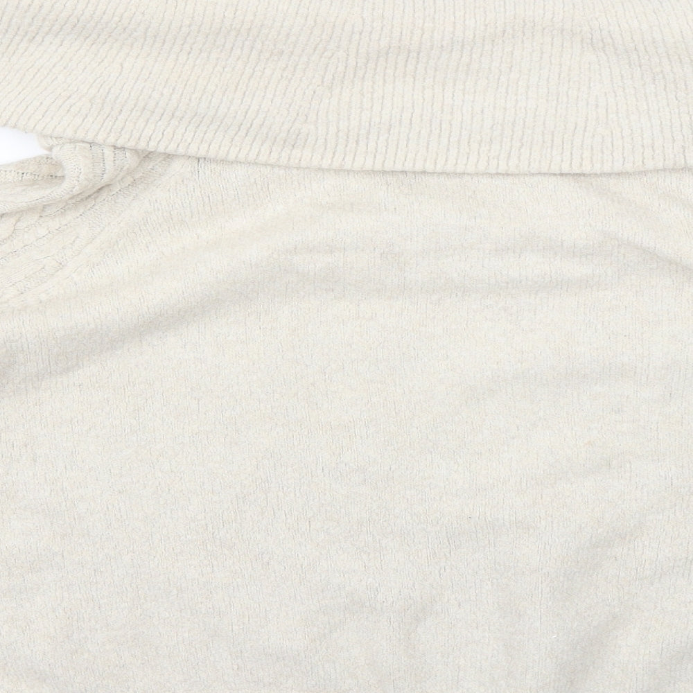 H&M Womens Beige   Pullover Jumper Size M