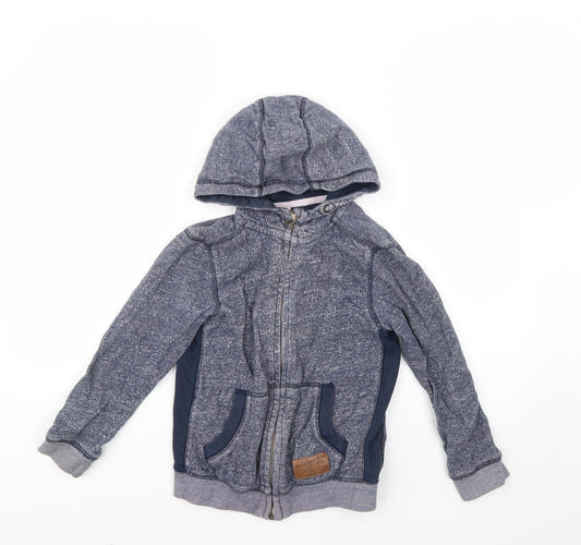 George Boys Blue   Full Zip Hoodie Size 7-8 Years