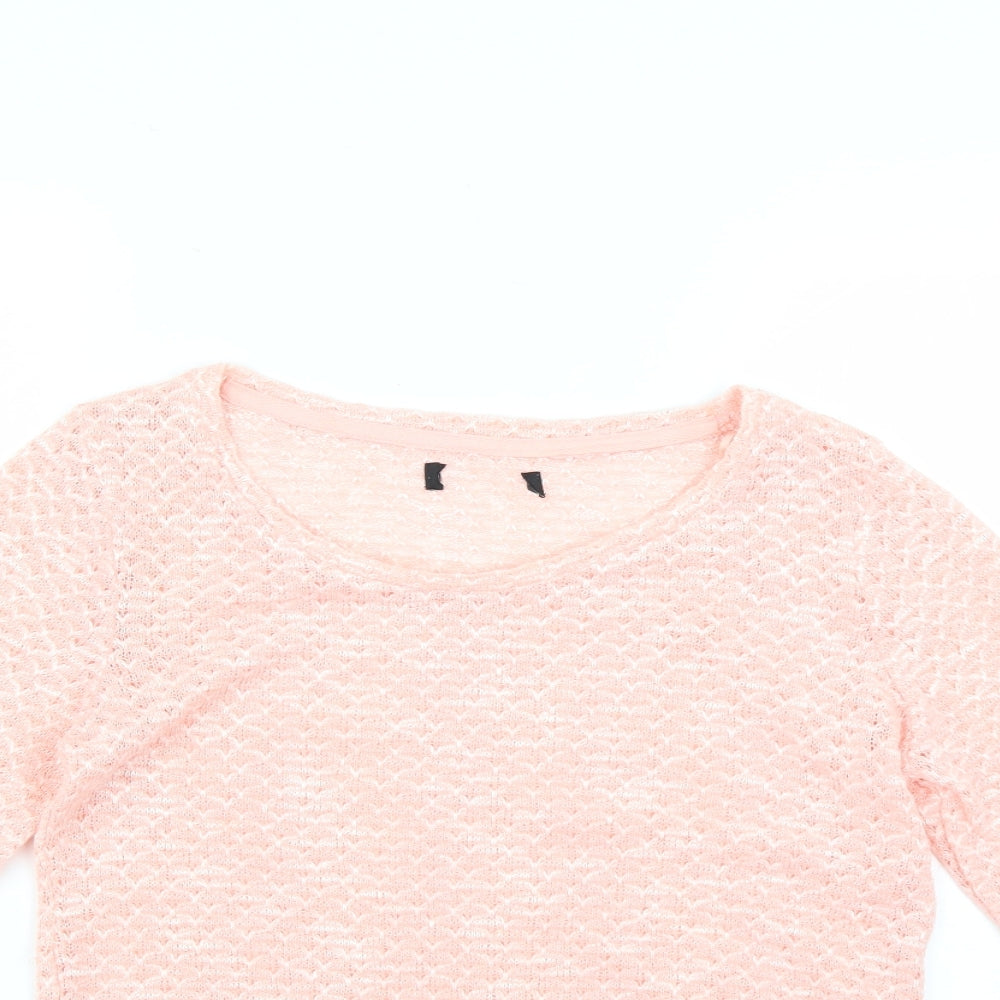 New Look Womens Pink   Pullover Jumper Size 10