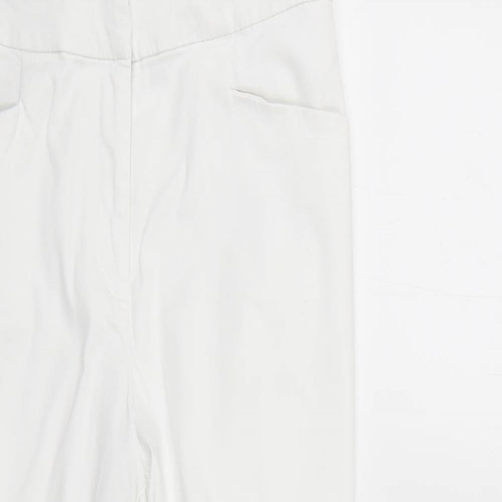 Preworn Womens White   Cropped Jeans  L21 in