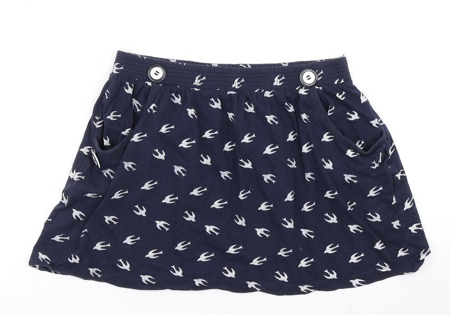 Made With Womens Blue   A-Line Skirt Size 10