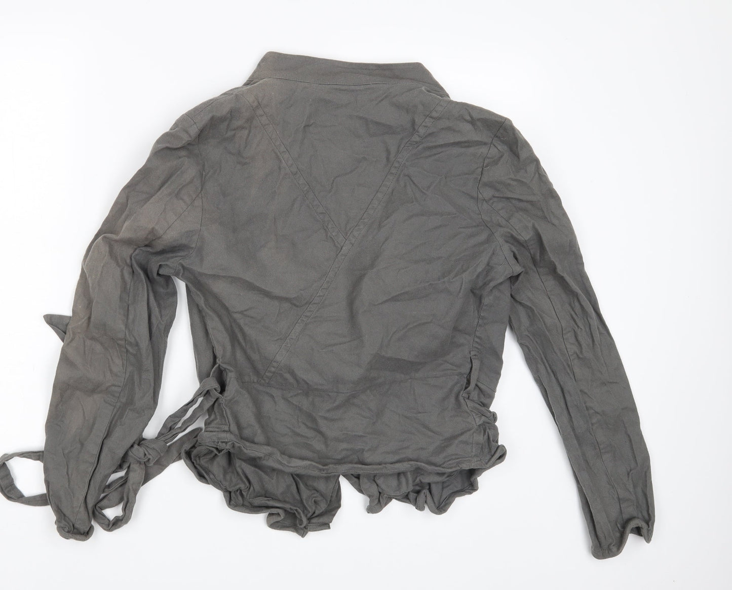 Warehouse Womens Grey   Jacket Coat Size 12