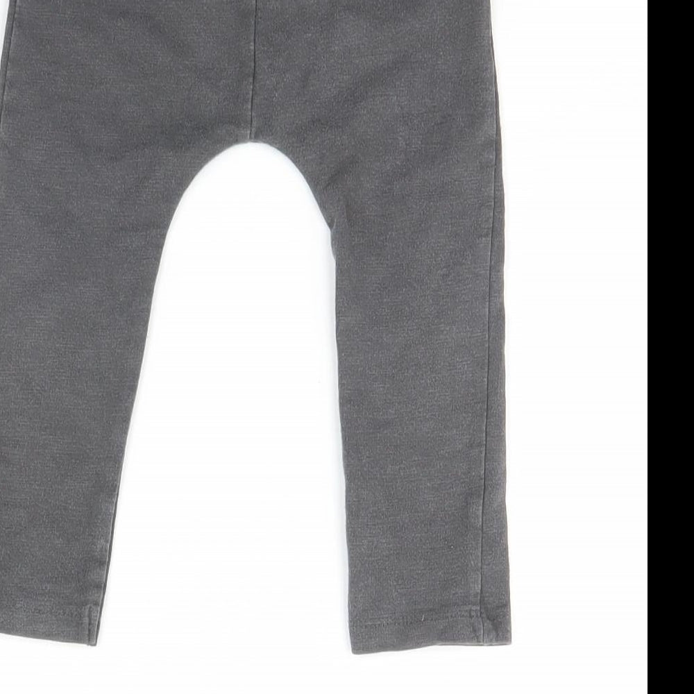 NEXT Baby Grey   Jogger Trousers Size 12 Months