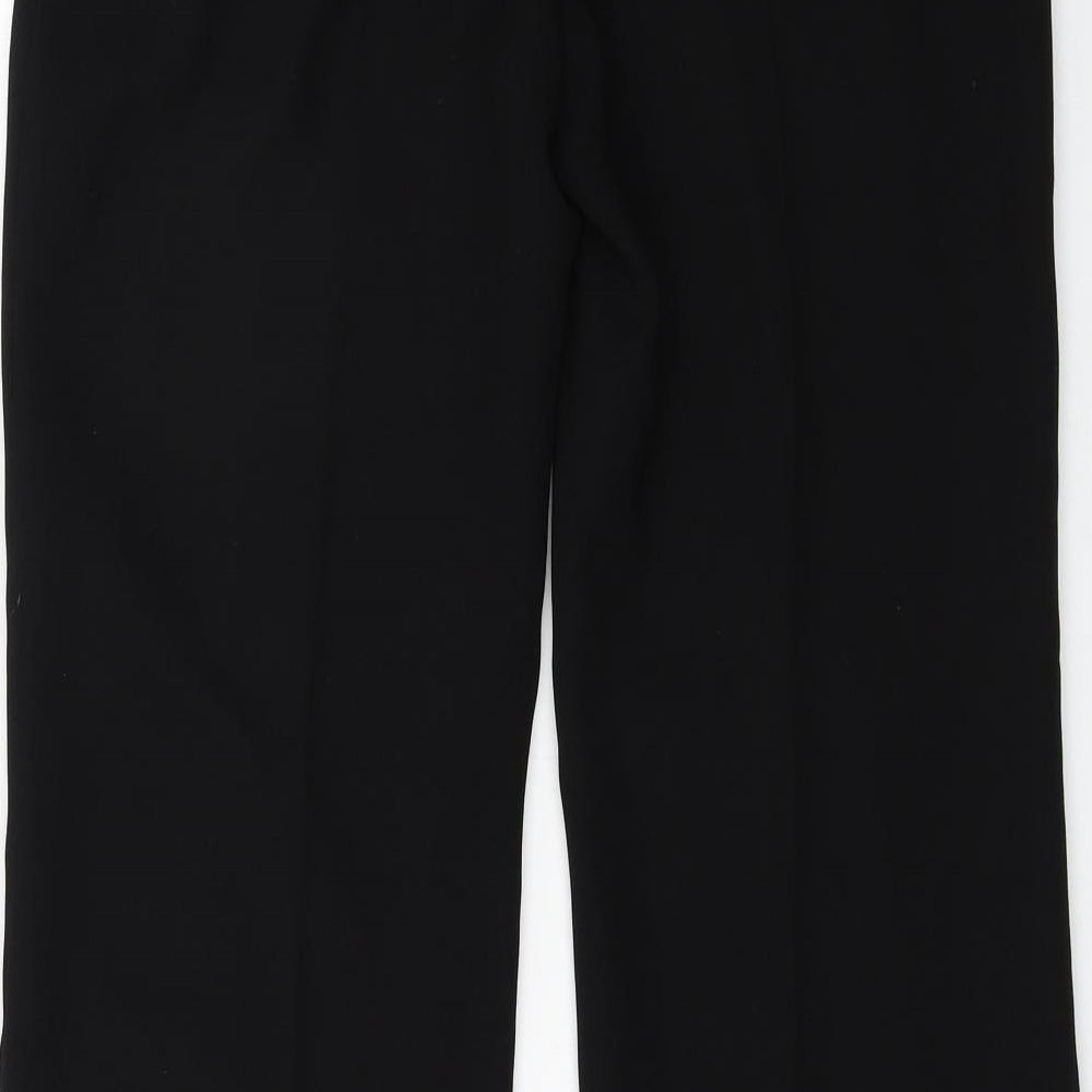 Marks and Spencer Womens Black   Trousers  Size 8 L31 in
