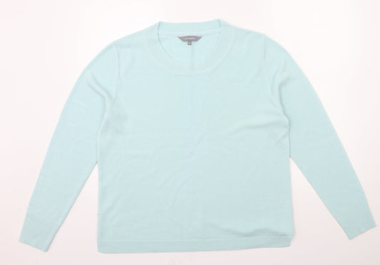 Priciples Womens Blue  Knit Pullover Jumper Size 18