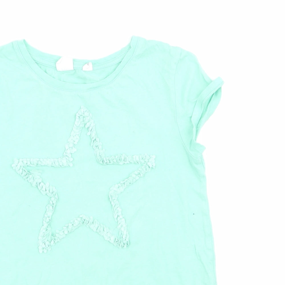 Gap Girls Green   Basic T-Shirt Size 8 Years