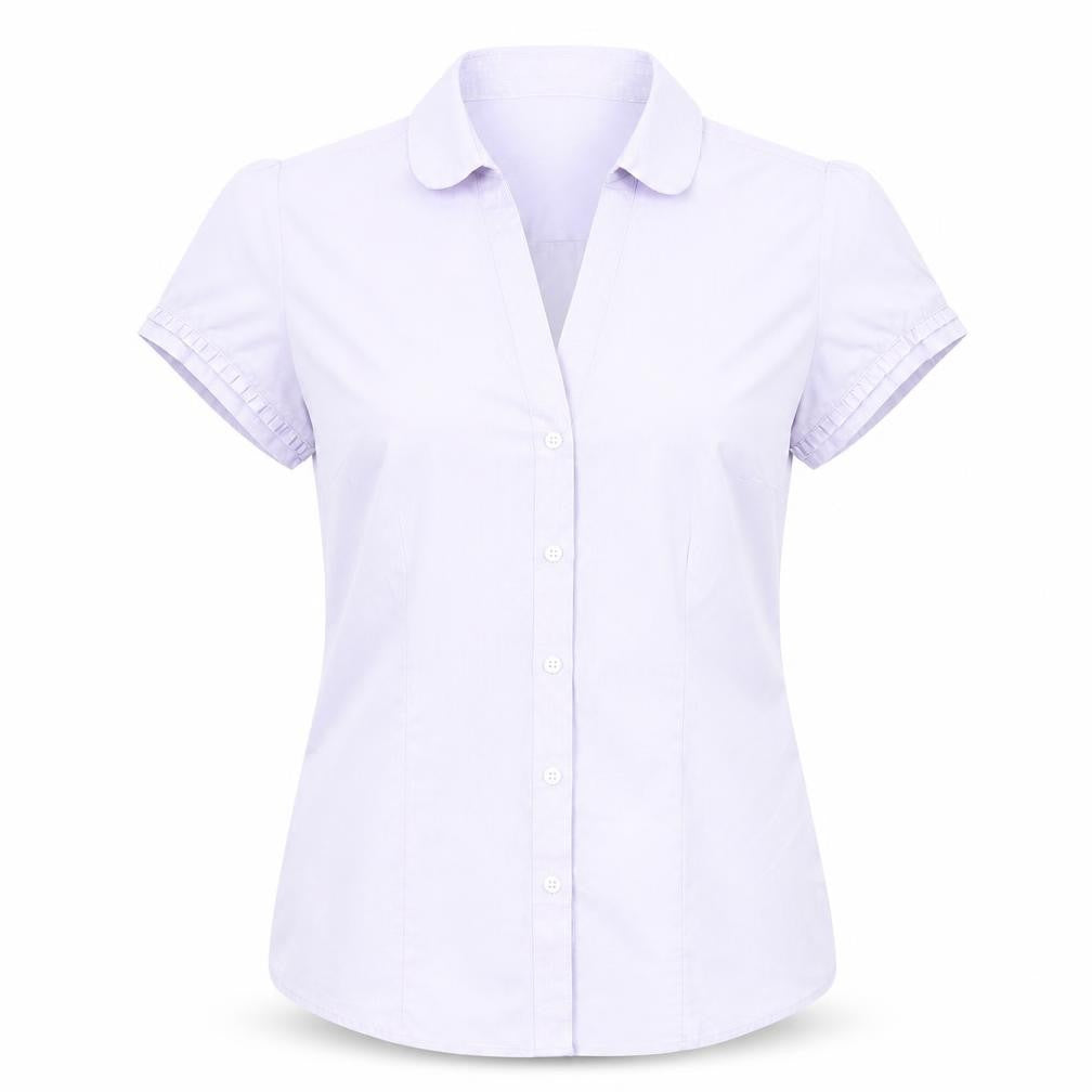 M&S Womens Purple   Basic Button-Up Size 10
