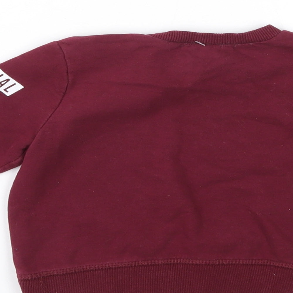 M Baby Red   Pullover Jumper Size 6-9 Months