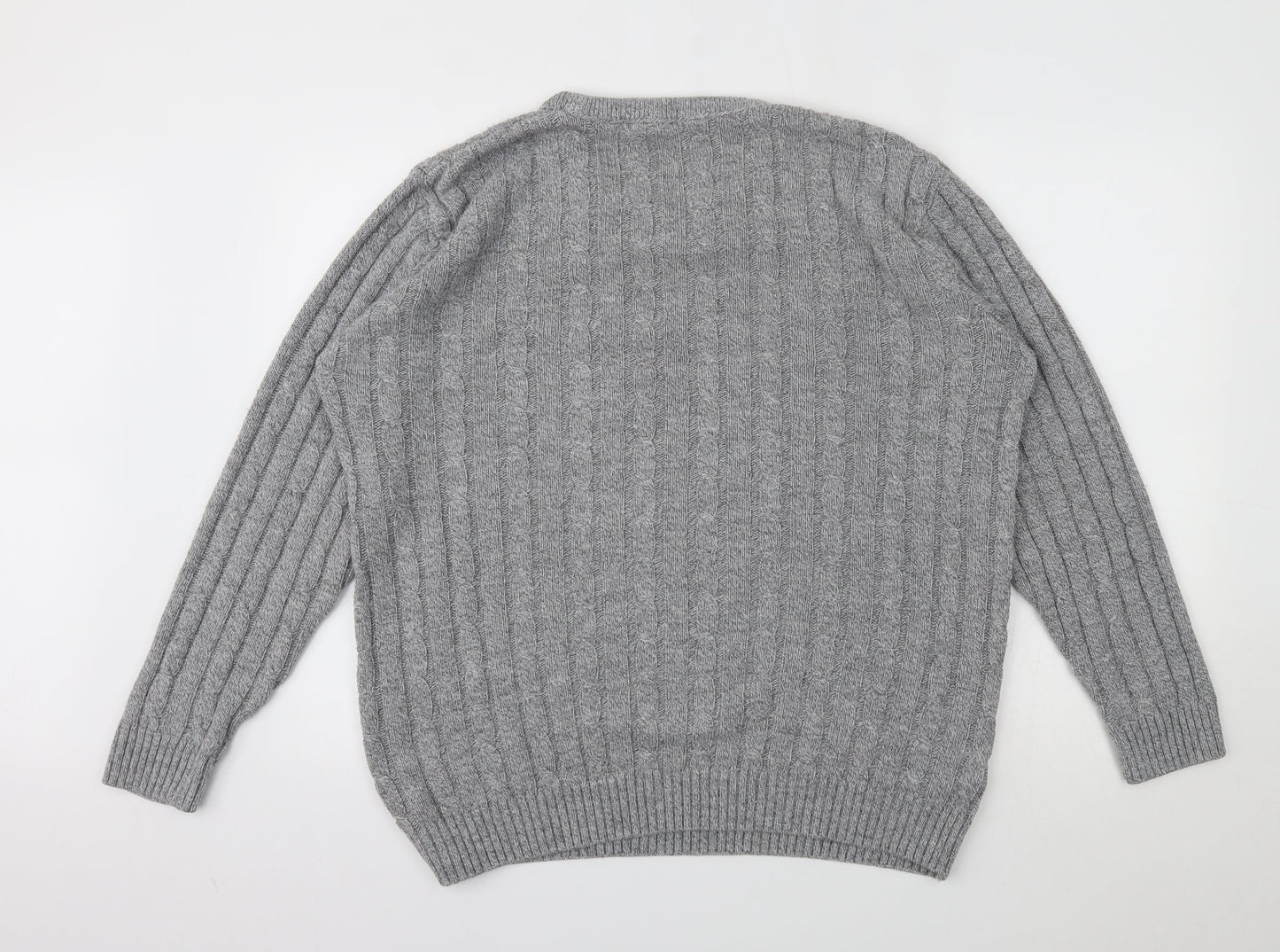 BELLISMIMO  Mens Grey   Pullover Sweatshirt Size XL