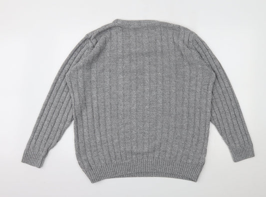 BELLISMIMO  Mens Grey   Pullover Sweatshirt Size XL