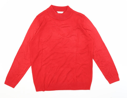 Preworn Womens Red   Pullover Jumper Size M