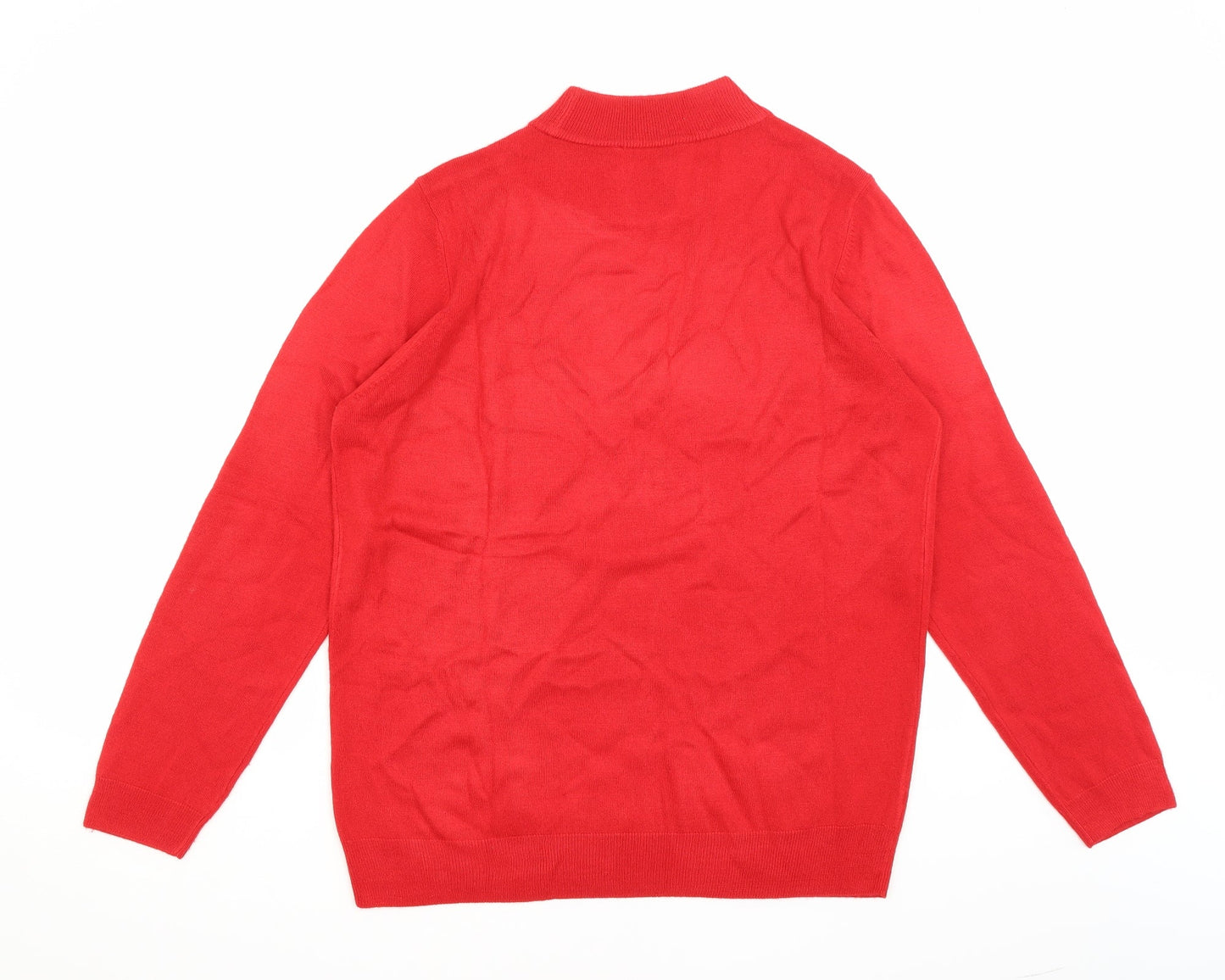 Preworn Womens Red   Pullover Jumper Size M
