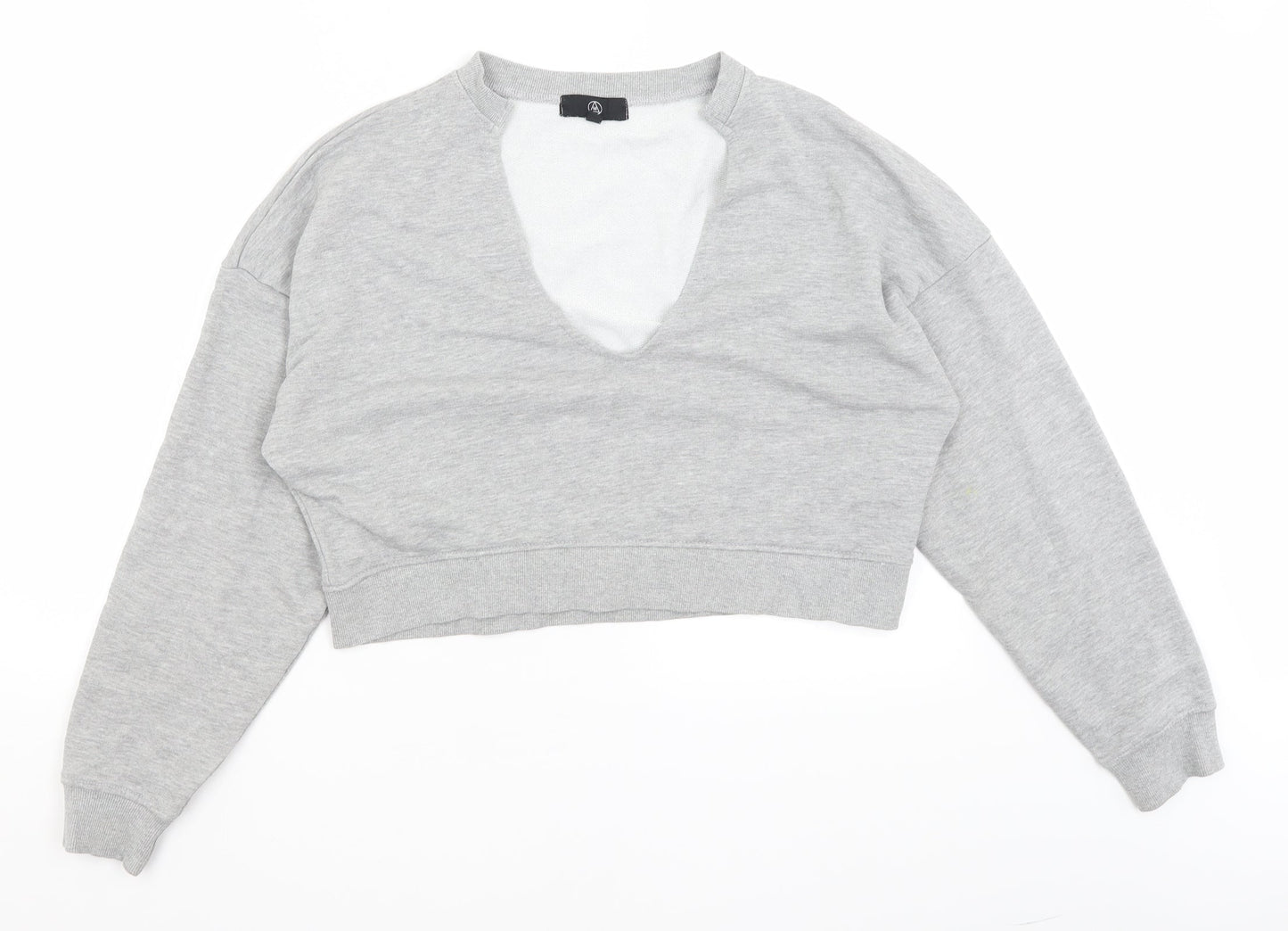 Missguided Womens Grey   Pullover Jumper Size 8