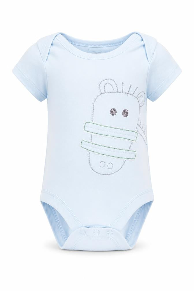 M&S Baby Blue   Romper One-Piece Size 0-3 Months