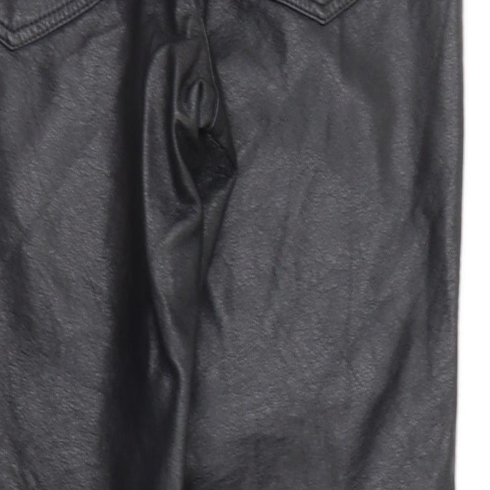 Topshop Womens Black   Trousers  Size 4 L21 in