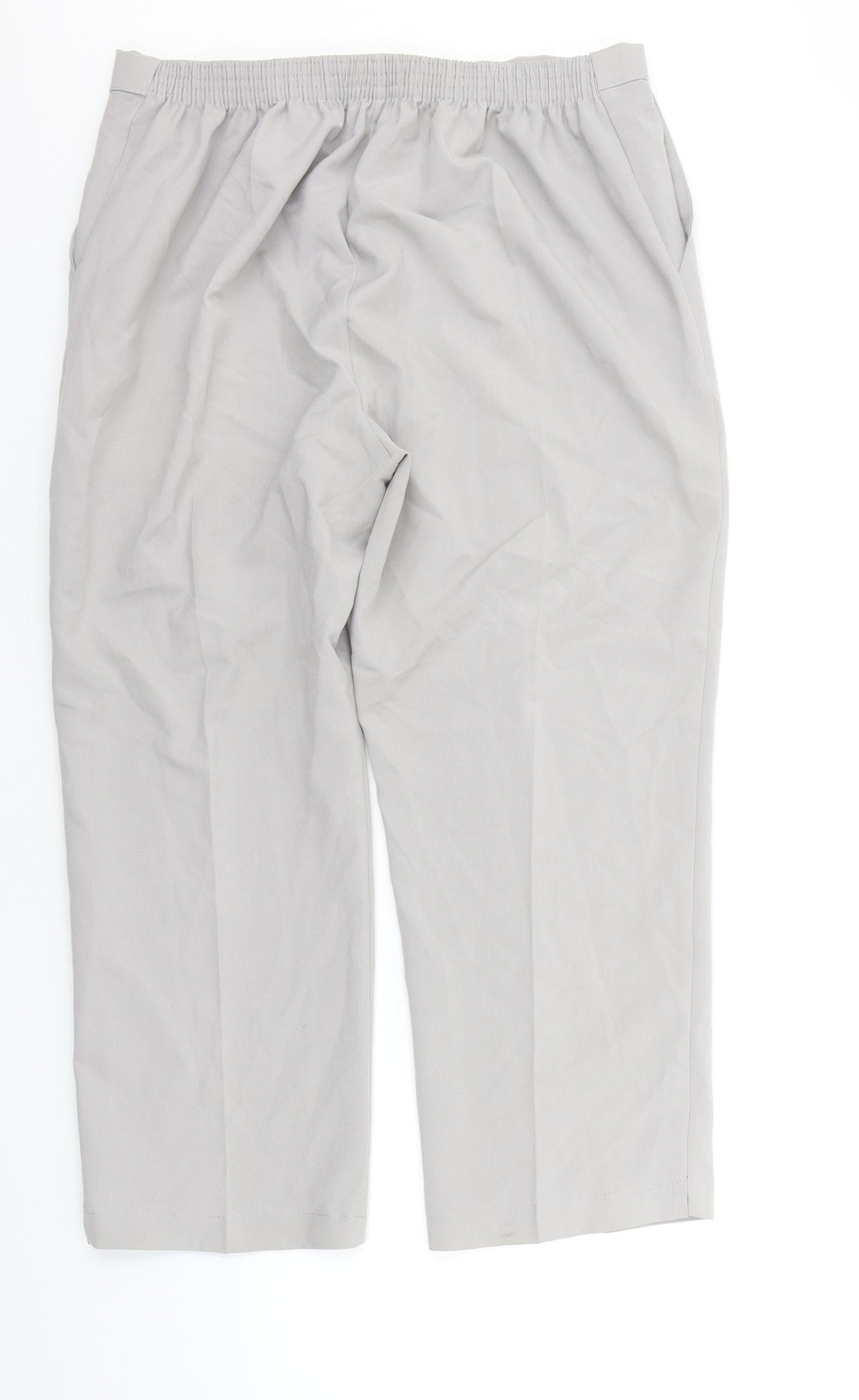 Preworn Womens Grey   Trousers  Size 18 L20 in