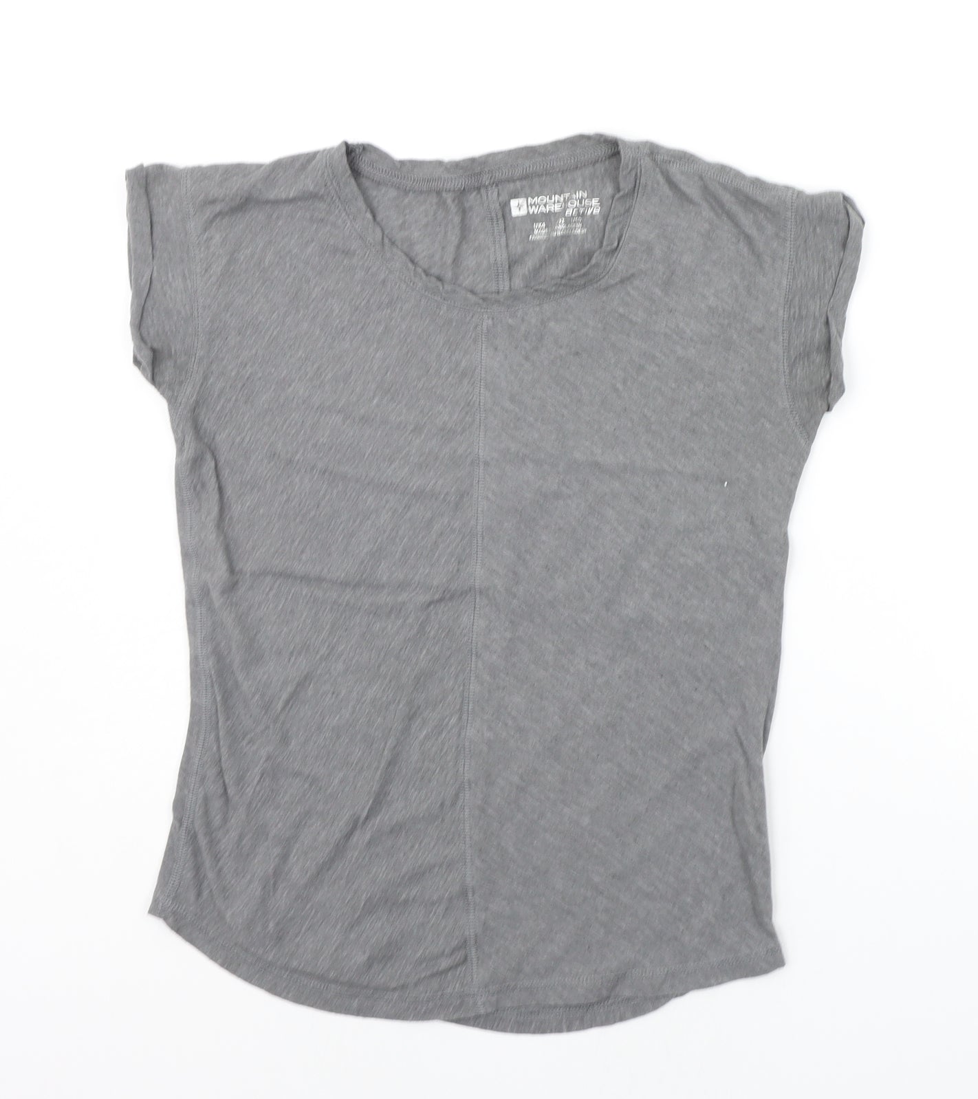 moutain warehouse Womens Grey   Basic T-Shirt Size 4