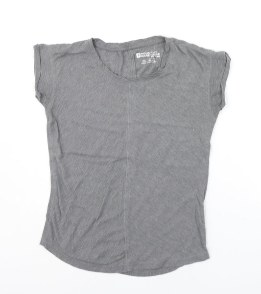 moutain warehouse Womens Grey   Basic T-Shirt Size 4