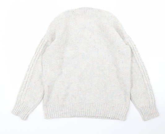 Pep&Co Womens Grey   Pullover Jumper Size M
