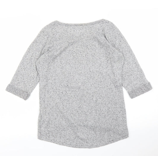 New Look Womens Grey   Basic T-Shirt Size 6