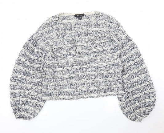 New Look Womens Blue   Pullover Jumper Size M