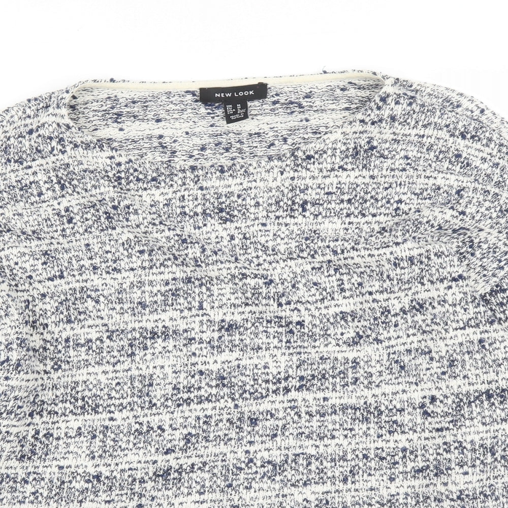 New Look Womens Blue   Pullover Jumper Size M