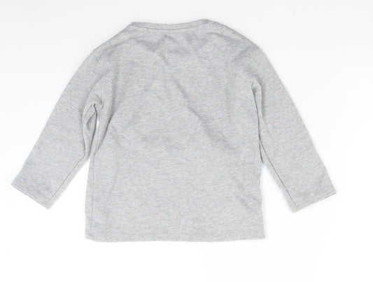 Primark Girls Grey   Pullover Sweatshirt Size 6-7 Years  - Unicorn