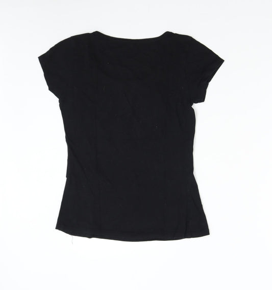 Preworn Womens Black   Basic T-Shirt Size M