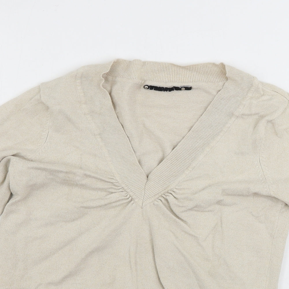 River Island  Womens Beige   Pullover Jumper Size 10