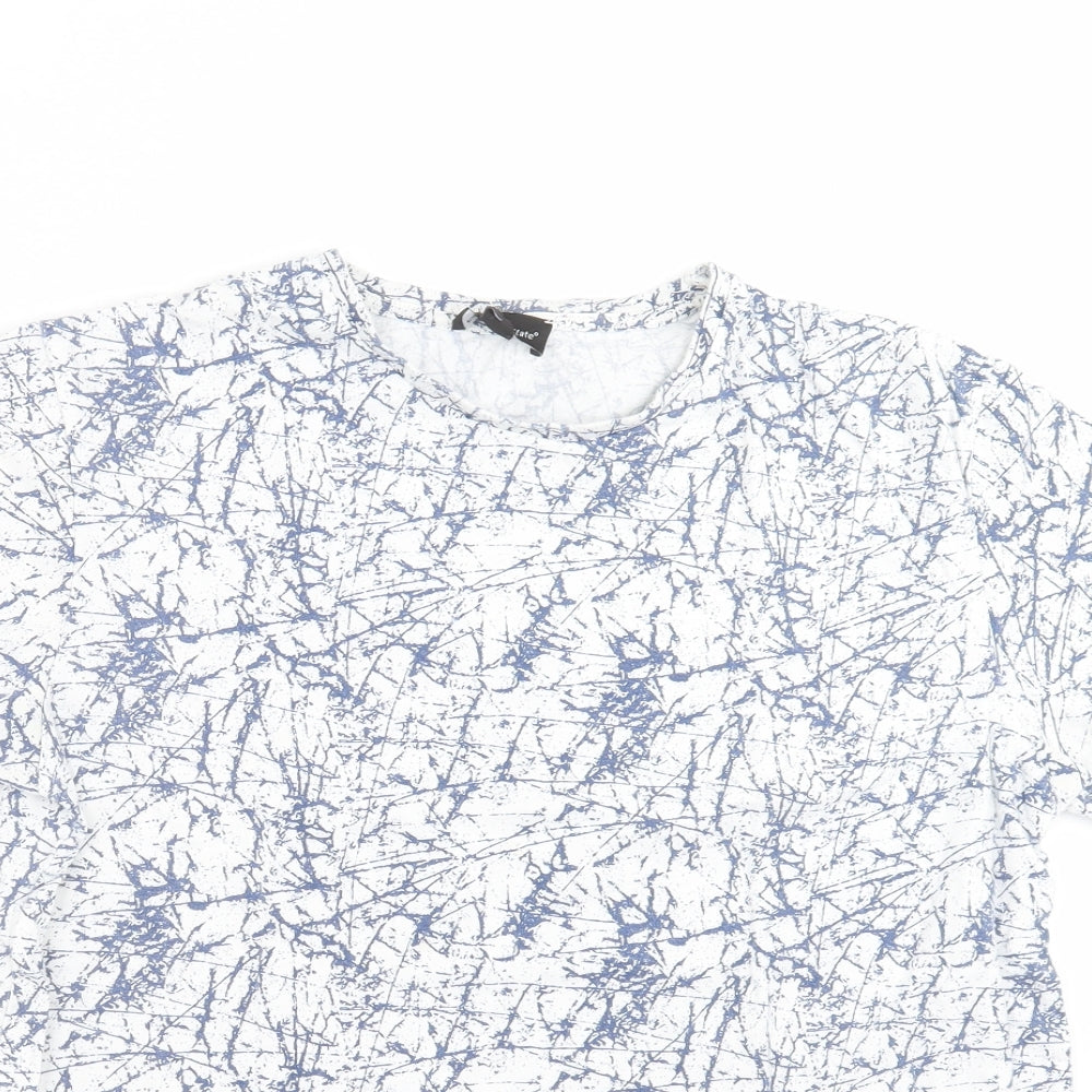 Cedar Wood State Mens White    T-Shirt Size M