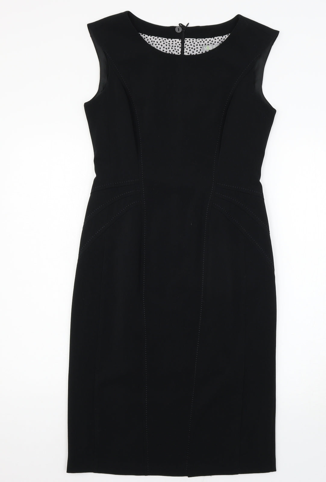 Marks and Spencer Womens Black   Bodycon  Size 8