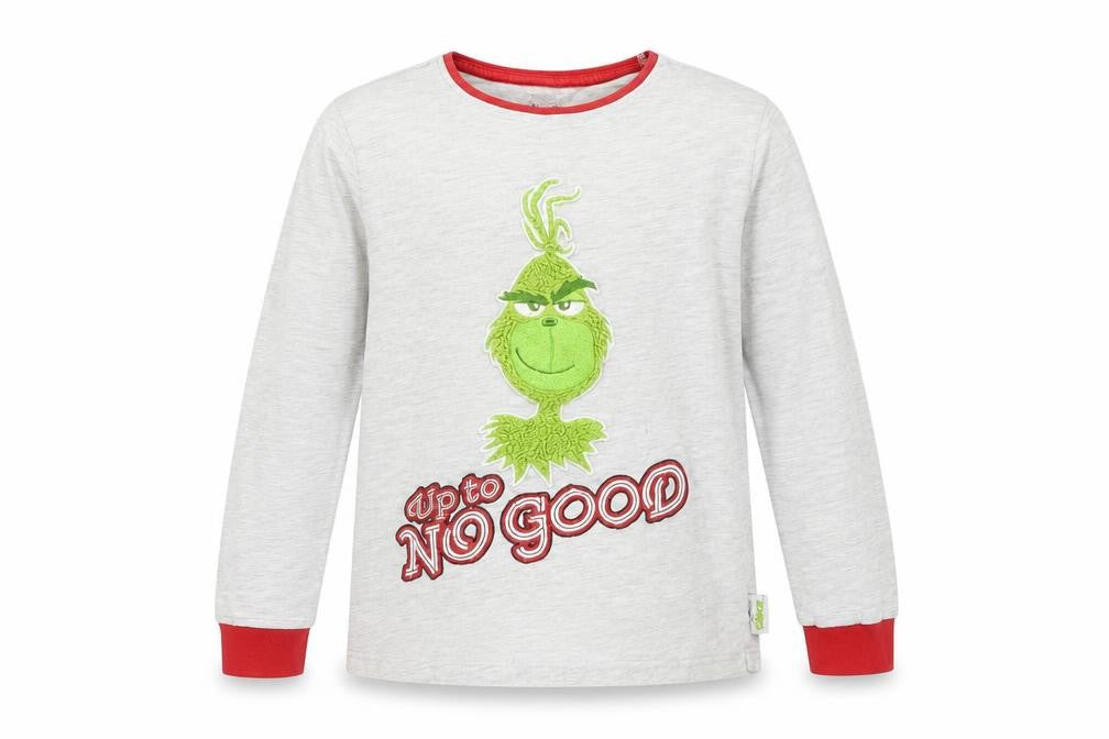 Primark Boys Grey Solid   Pyjama Top Size 9-10 Years