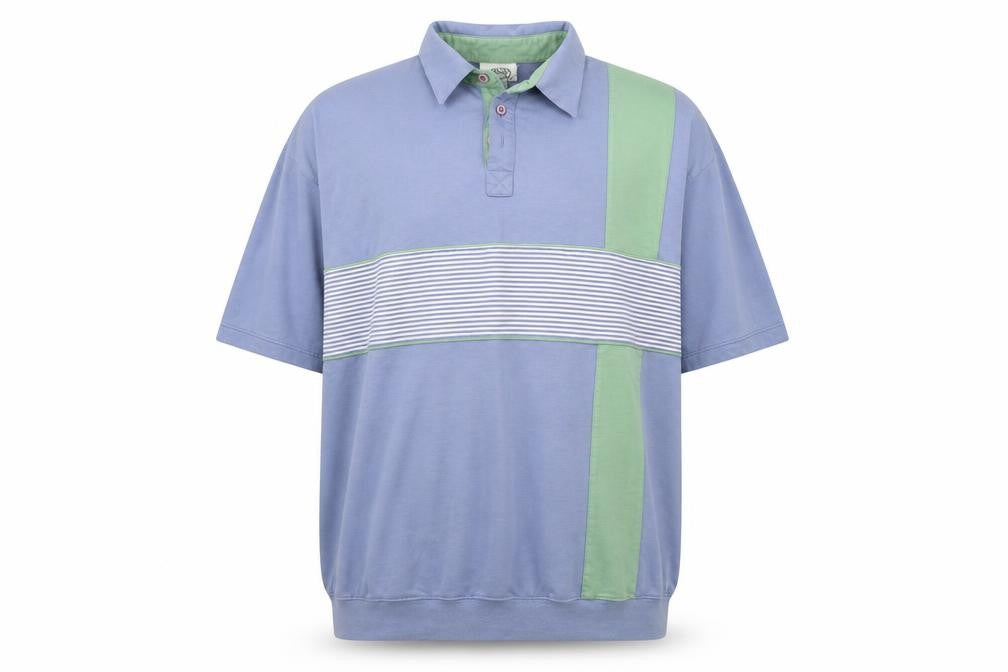 Casual Club Mens Multicoloured Striped   Polo Size XL