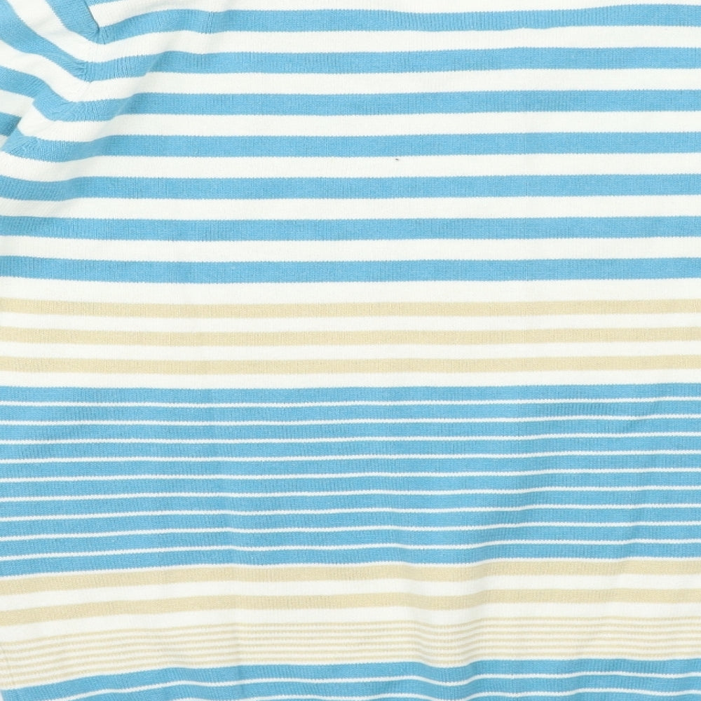 EWM Womens Multicoloured Striped  Pullover Jumper Size M