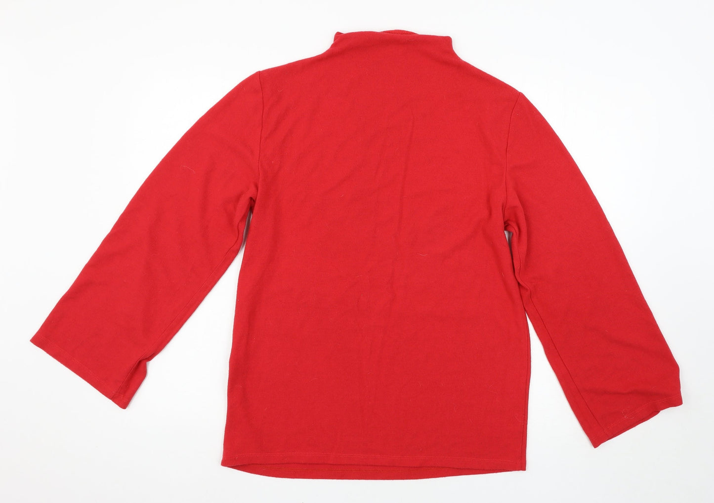Villa Clothing Womens Red   Pullover Jumper Size S