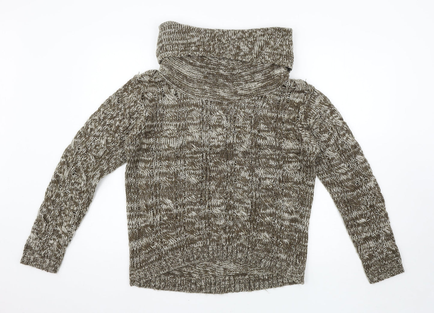 Shy Womens Brown   Pullover Jumper Size L