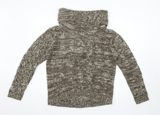 Shy Womens Brown   Pullover Jumper Size L