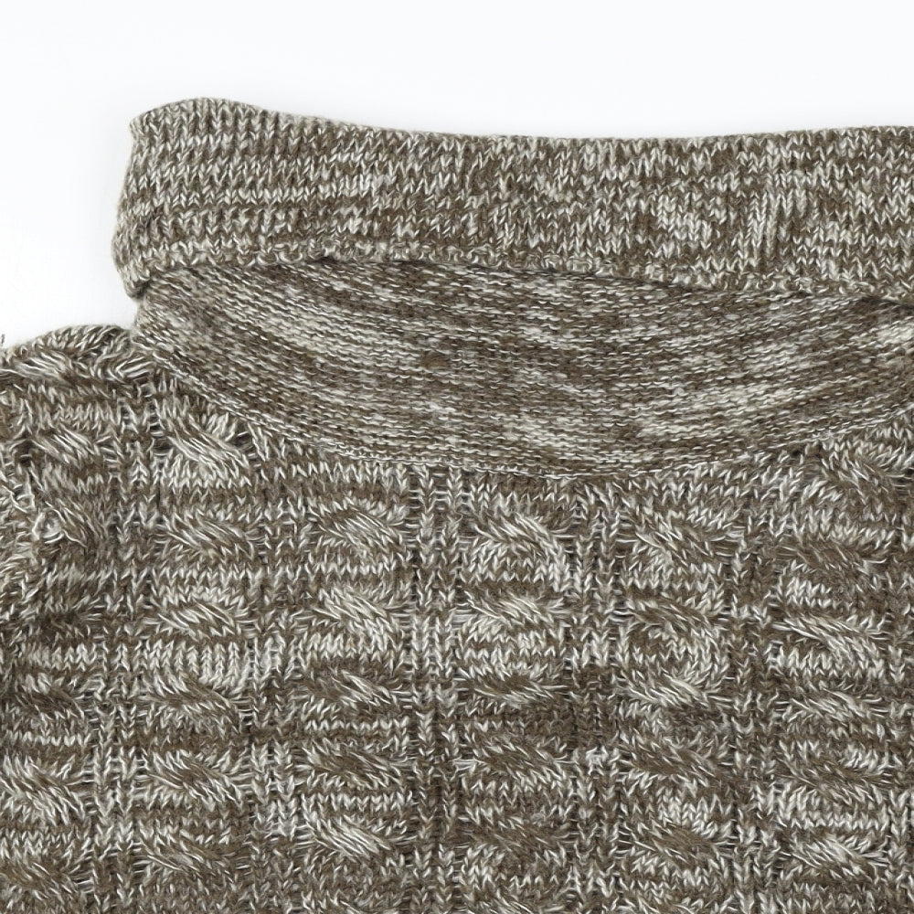 Shy Womens Brown   Pullover Jumper Size L