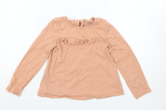 NEXT Girls Pink   Basic T-Shirt Size 5-6 Years