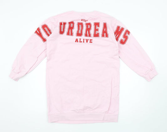 George Womens Pink   Pullover Sweatshirt Size M