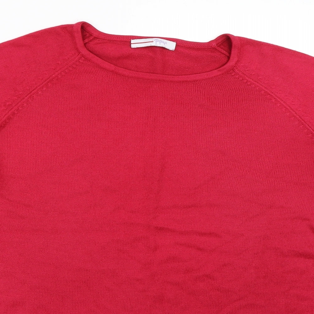 Papaya Womens Pink   Pullover Jumper Size 14