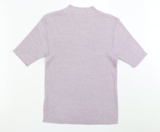 Bonmarché Womens Purple   Pullover Jumper Size M
