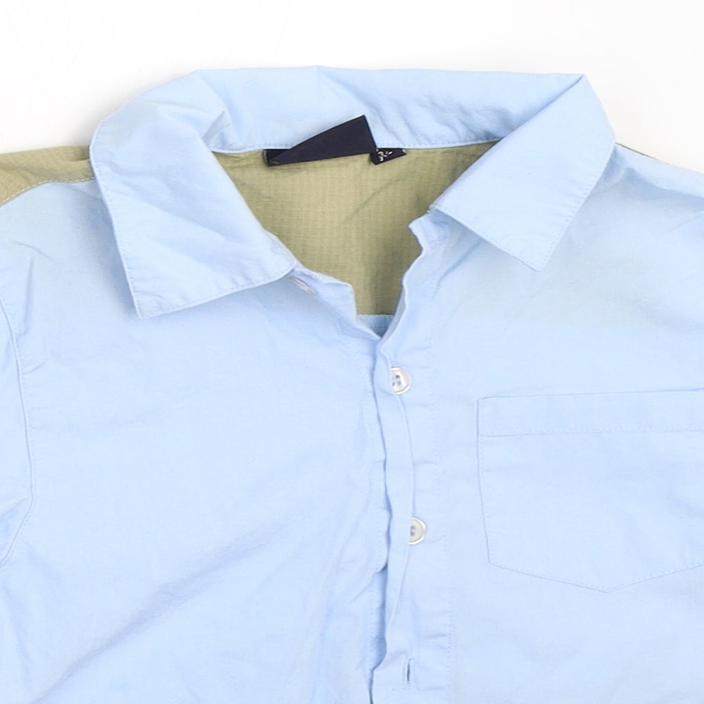 Ice Blue Boys Blue   Basic Button-Up Size 3-4 Years