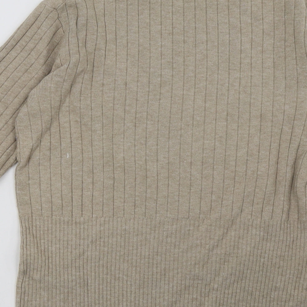 Marks and Spencer Womens Beige   Pullover Sweatshirt Size 14