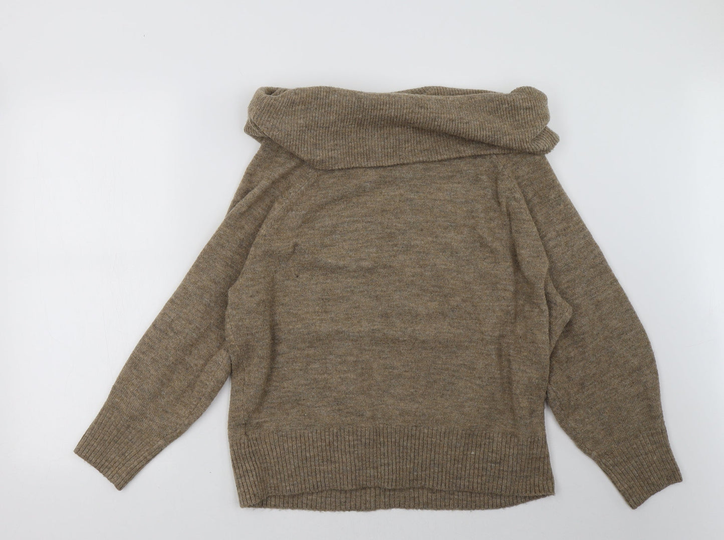 H&M Womens Beige   Pullover Sweatshirt Size S