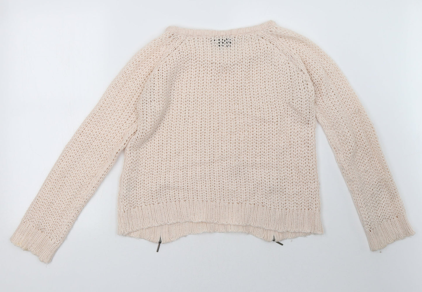 Golddigga Womens Pink   Pullover Sweatshirt Size 12
