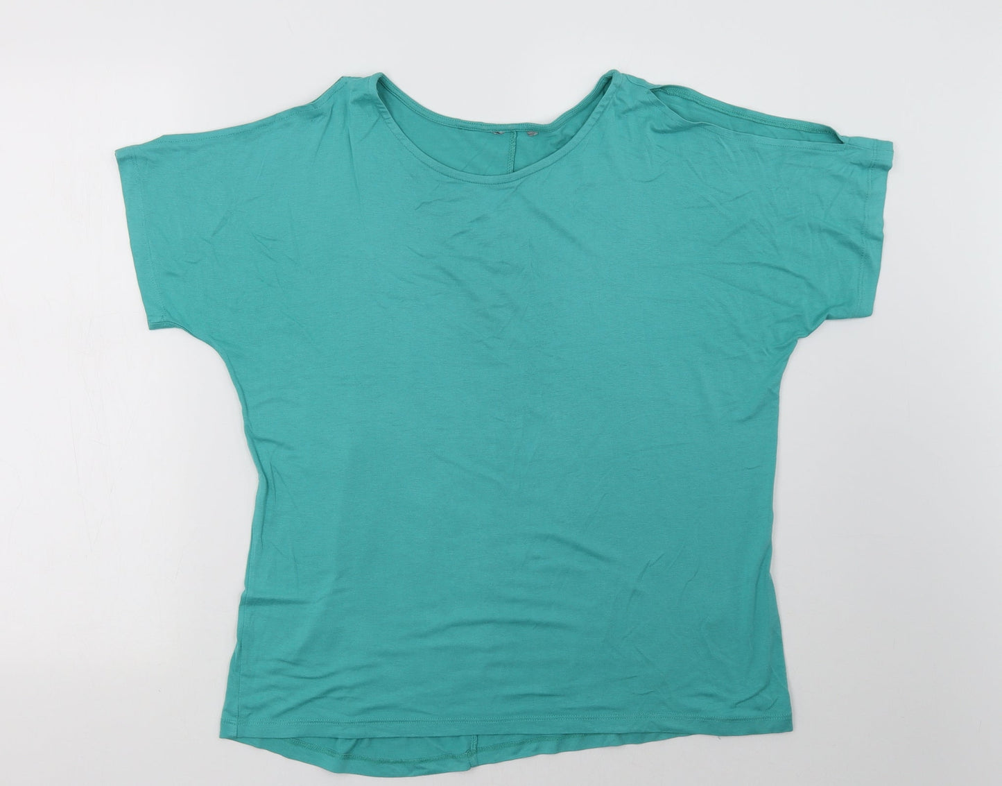 Marks and Spencer Womens Green   Basic T-Shirt Size 12
