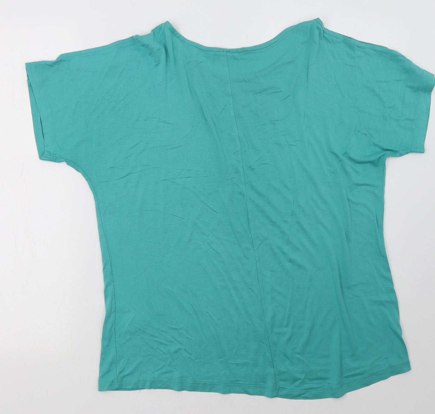 Marks and Spencer Womens Green   Basic T-Shirt Size 12