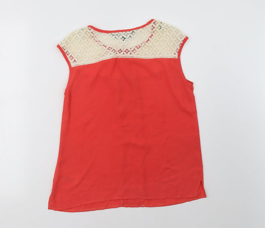 Principles Womens Orange   Basic Tank Size 12