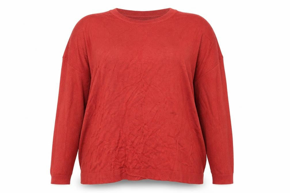 M&S Womens Orange   Pullover Jumper Size 22